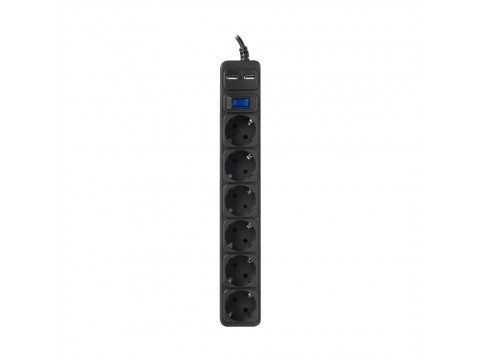 Сетевой фильтр SVC ZC6S-50M-USB 5 м. 220 в