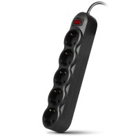 Сетевой фильтр SVEN SF-05L 5,0 м (5 sockets), черный