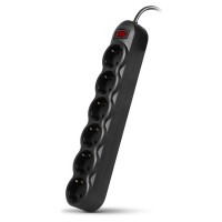 Сетевой фильтр SVEN SF-06L 1,8 м (6 sockets), черный