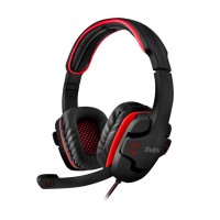 SVEN AP-G855MV Игровые стереонаушники с микрофоном черный-красный