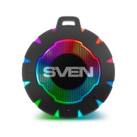 SVEN PS-95, черный, акустическая система (1.0, мощность 7 Вт (RMS), Bluetooth, встроенный аккумулято