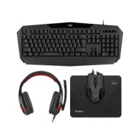 SVEN Игровой комплект GS-4300 наушники+клавиатура+мышь+коврик