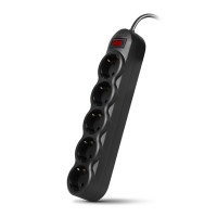 Сетевой фильтр SVEN SF-05L 1,8 м (5 розеток) черный