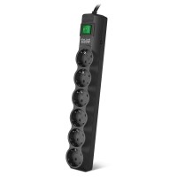 Сетевой фильтр SVEN SF-06E-16 1,8 m (6 sockets) . черный