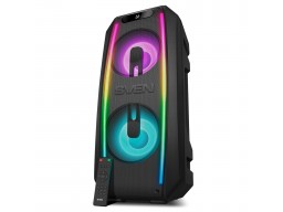 SVEN PS-740, черный, акустическая система (100W, TWS, Bluetooth, FM, USB, microSD, 4400mA*h)