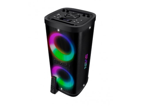 SVEN PS-950, черный, акустическая система, (160W, TWS, IPx4, Bluetooth, FM, USB, microSD, LED-dis