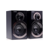 SVEN SPS-619 GOLD, чёрный, акустическая система 2.0, мощность 2х10 Вт(RMS)