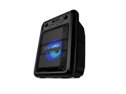 Колонка SVEN PS-400, black (12W, TWS, Bluetooth, FM, USB, microSD, LED-display, 1200mA*h)