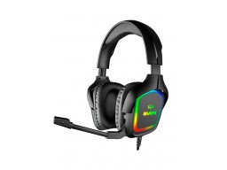 Наушники с микрофоном AP-U750MV, BLACK (USB, RGB)