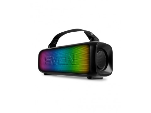 SVEN PS-235, черный, акустическая система, 12W, TWS, Bluetooth, FM, USB, 1500mA*h