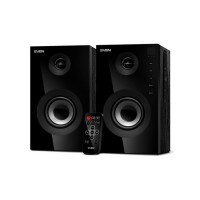 SVEN SPS-615, чёрный, акустическая система 2.0, мощность 2x10Вт (RMS), USB/SD, пульт ДУ, Bluetooth
