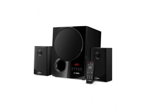 SVEN Колонки MS-2080 черный (70W, FM, USB/SD, Display, RC, Bluetooth)