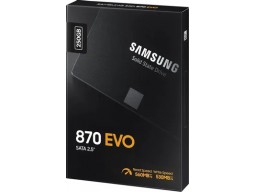 Твердотельный накопитель SSD Samsung 870 EVO (MZ-77E250B/EU) [250 ГБ, 2.5" SATA III, чтение: 560 МБ/с, запись: 530 МБ/с