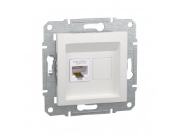 Розетка компьютерная SE EPH437012145 Asfora RJ45 кат. 5е механизм белый