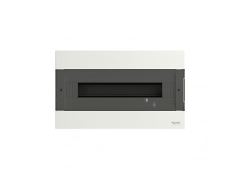 Щит встроенный SE EZ9EUA118 18 модулей дымчатая дверь