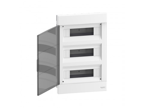 Щит встроенный SE EZ9EUA312 36 модулей дымчатая дверь