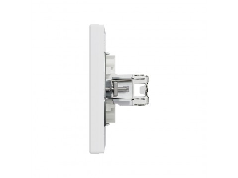 Розетка двойная компьютерная SE EPH4400121 Asfora RJ45 в сборе белый