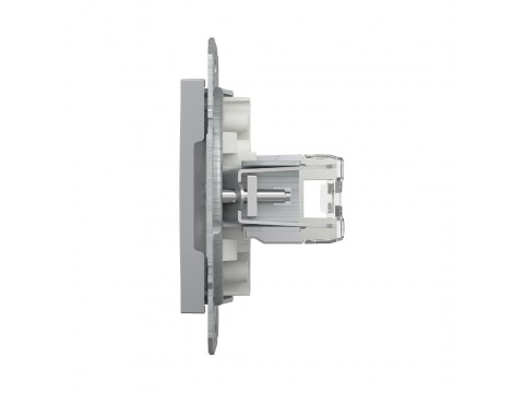 Розетка компьютерная SE EPH4700161 Asfora RJ45 кат.6e механизм алюминий