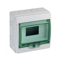 Пылевлагозащищенный корпус щита SE Kaedra 8 модулей IP65