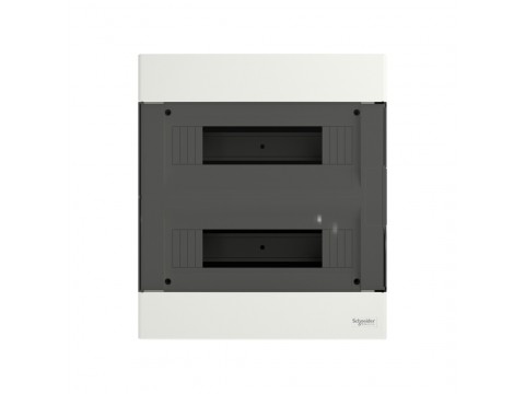 Щит встроенный SE EZ9EUA212 24 модуля дымчатая дверь