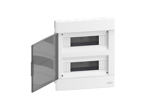 Щит встроенный SE EZ9EUA212 24 модуля дымчатая дверь