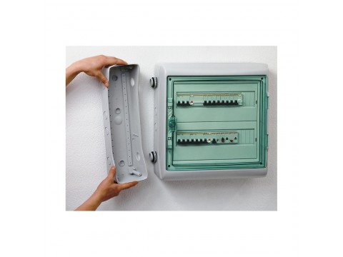 Пылевлагозащищенный щит SE Kaedra 2x18 модули IP65