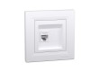 Розетка компьютерная SE EPH470012145 Asfora RJ45 кат. 6 в сборе белый