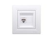 Розетка компьютерная SE EPH470012145 Asfora RJ45 кат. 6 в сборе белый