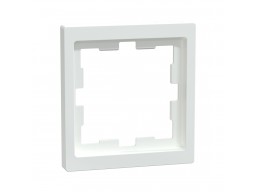 Рамка MERTEN MTN4010-6535 D-Life 1 постовая белый лотос