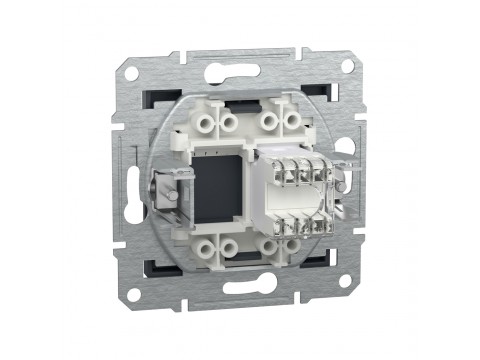 Розетка компьютерная SE EPH4300171 Asfora RJ45 кат. 5е механизм антрацит