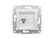 Розетка компьютерная SE EPH4770121 Asfora RJ45 кат. 6 механизм белый