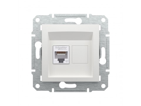 Розетка компьютерная SE EPH4770121 Asfora RJ45 кат. 6 механизм белый