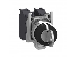Переключатель с ключом SE XB4BG33 2 НО 3 позиции с фиксацией
