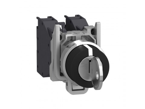 Переключатель с ключом SE XB4BG33 2 НО 3 позиции с фиксацией