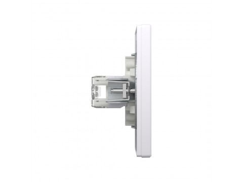 Розетка двойная компьютерная SE EPH480012145 Asfora RJ45 кат. 6 в сборе белый