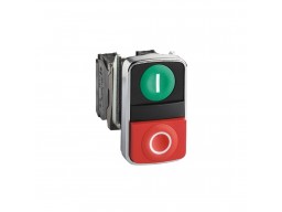 Кнопка двойная SE XB4BL73415 22мм с маркировкой