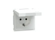 Розетка MERTEN MTN2314-6035 D-Life 16А с з/к с крышкой IP44 белый лотос