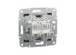 Розетка компьютерная двойная SE EPH4800171 Asfora RJ45 кат. 6 механизм антрацит