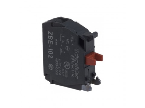 Блок контак SE ZBE102 с клемм.заж.под винт 1НЗ