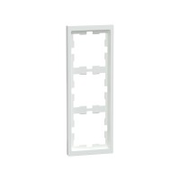 Рамка MERTEN MTN4030-6535 D-Life 3 постовая белый лотос