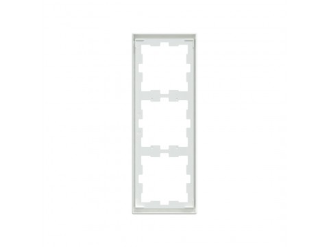 Рамка MERTEN MTN4030-6535 D-Life 3 постовая белый лотос