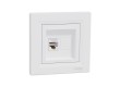 Розетка компьютерная SE EPH4300121 Asfora RJ45 кат. 5e в сборе белый