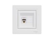 Розетка компьютерная SE EPH4300121 Asfora RJ45 кат. 5e в сборе белый