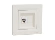 Розетка компьютерная SE EPH4300123 Asfora RJ45 кат. 5e в сборе кремовый