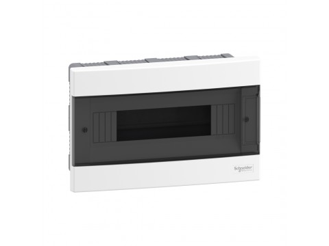 Щит встроенный SE EZ9EUA112 12 модулей дымчатая дверь