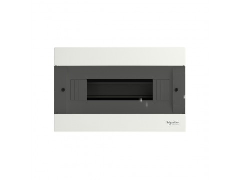 Щит встроенный SE EZ9EUA112 12 модулей дымчатая дверь