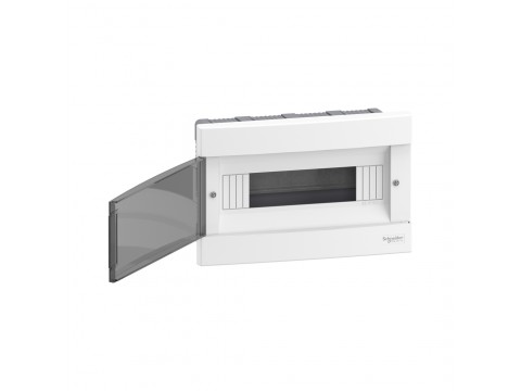 Щит встроенный SE EZ9EUA112 12 модулей дымчатая дверь