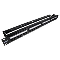 Патч Панель SHIP P197-24A / 24 Ports / RG 45 / DUAL IDC
