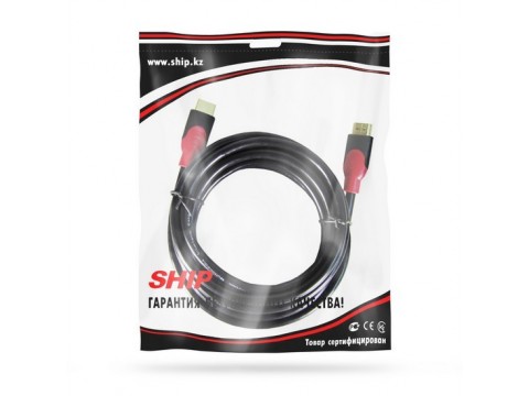 Интерфейсный кабель HDMI-HDMI SHIP SH6016-3P 30В Пол. пакет