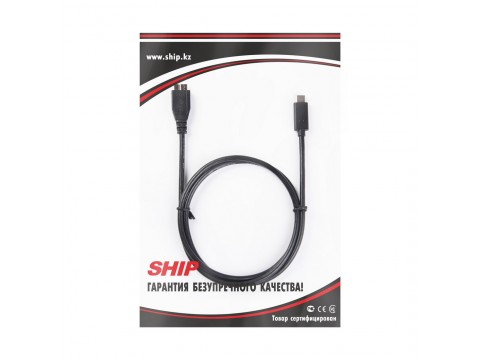 Интерфейсный кабель MICRO-B USB на USB-C 3.1 SHIP USB308-1P Пол. пакет